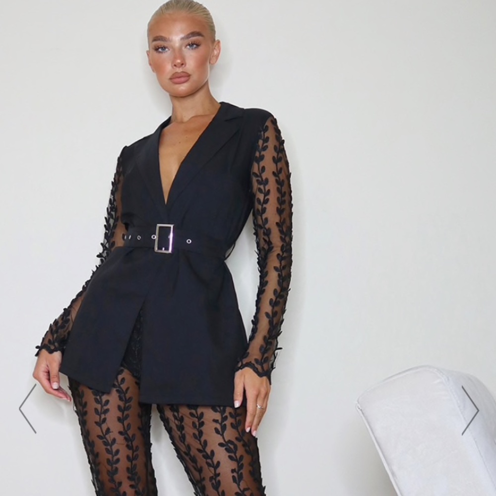 COPY - Woven Sheer Lace pants